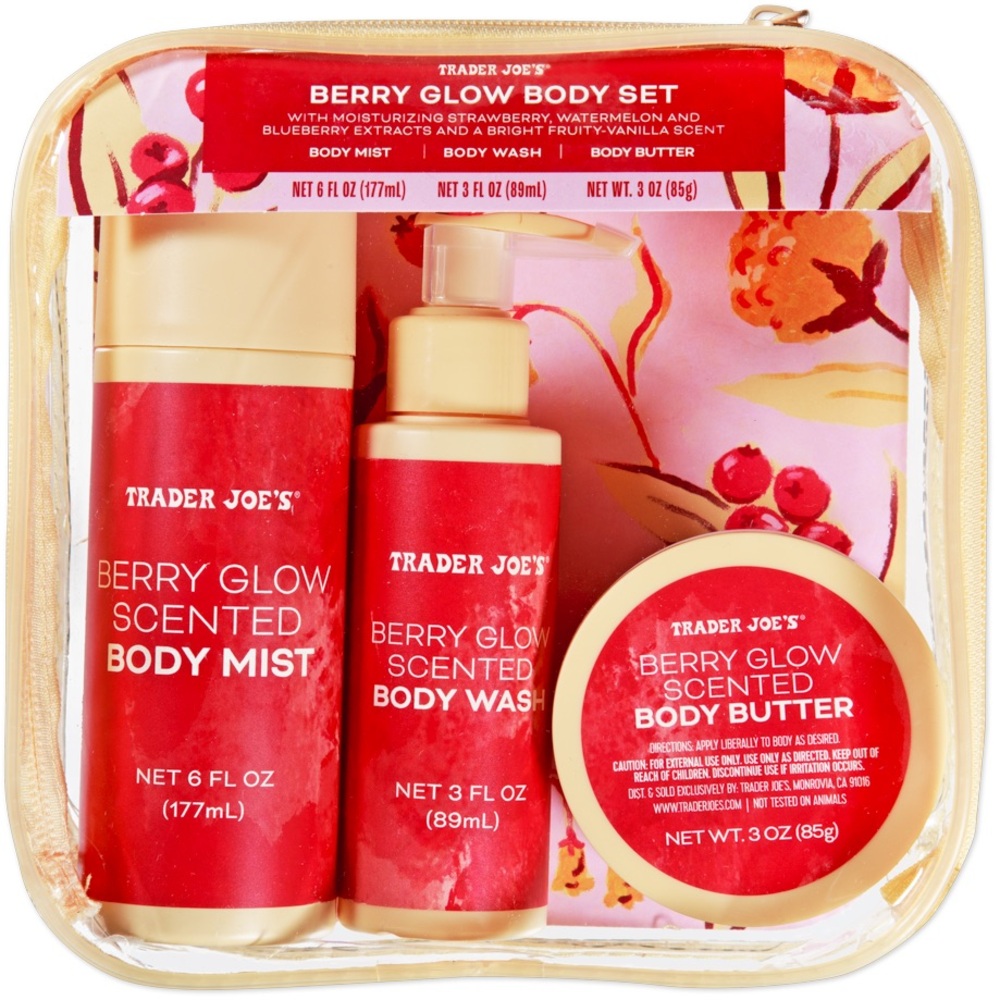 Trader Joe’s Berry Glow Body Set